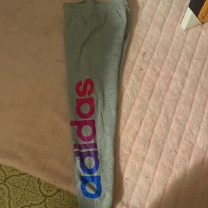 girls large adidas multicolor way sweatpants